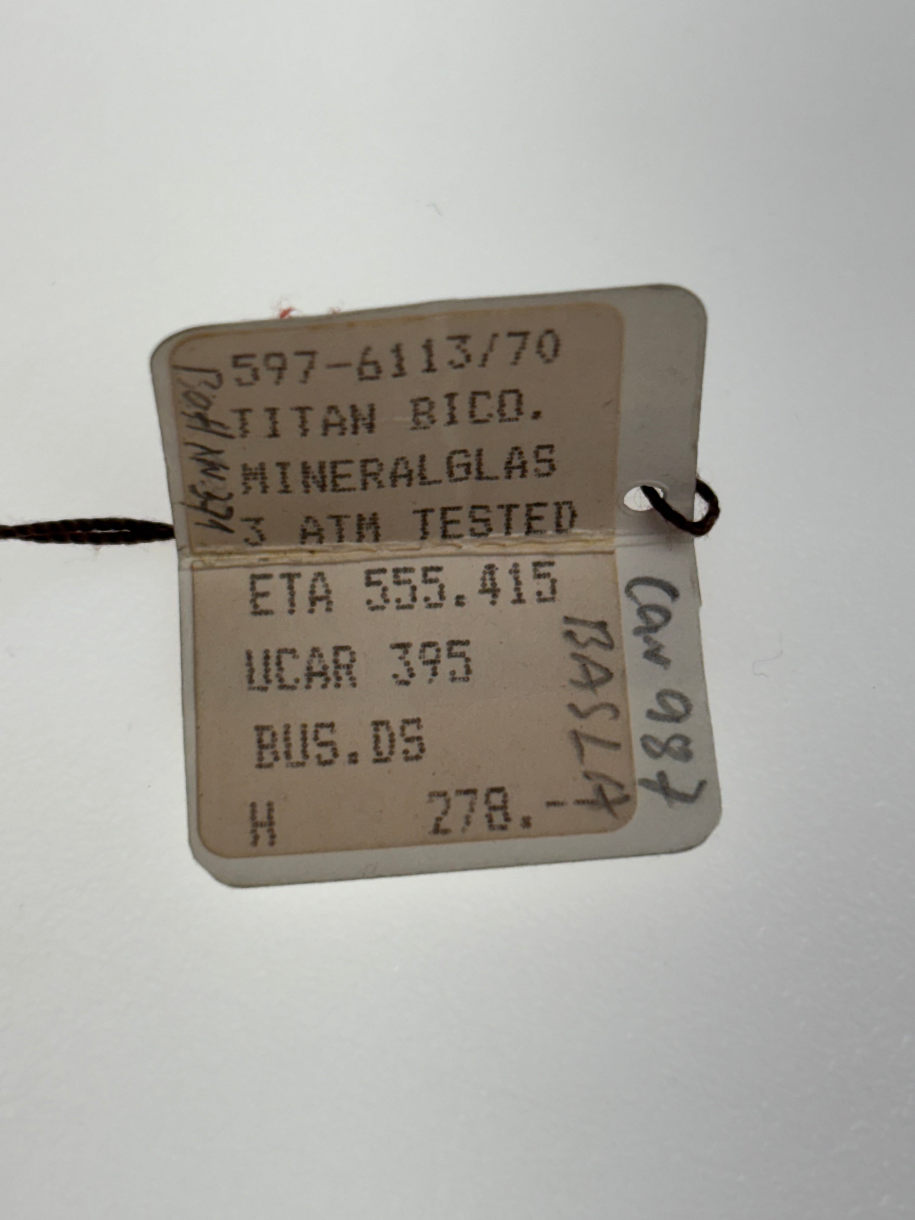 BWC Titan Quartz NOS