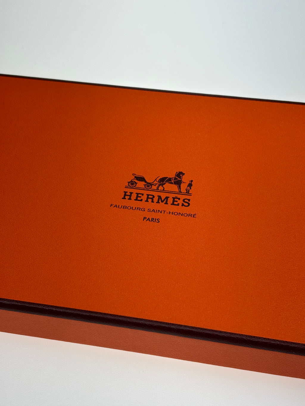 Rote Hermès Seidenkrawatte