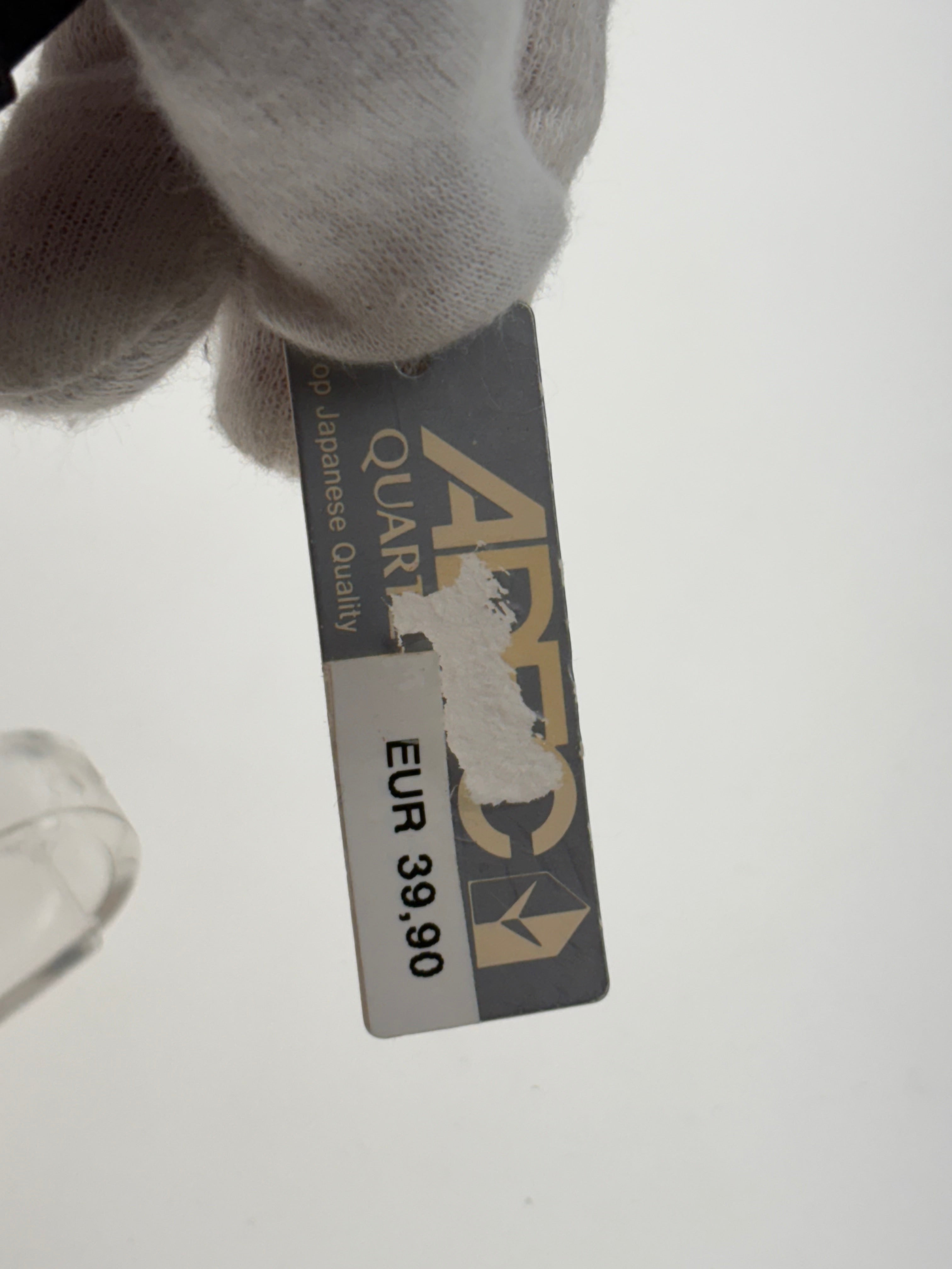 interesante Adec Uhr mit rotbraunem Armband NOS