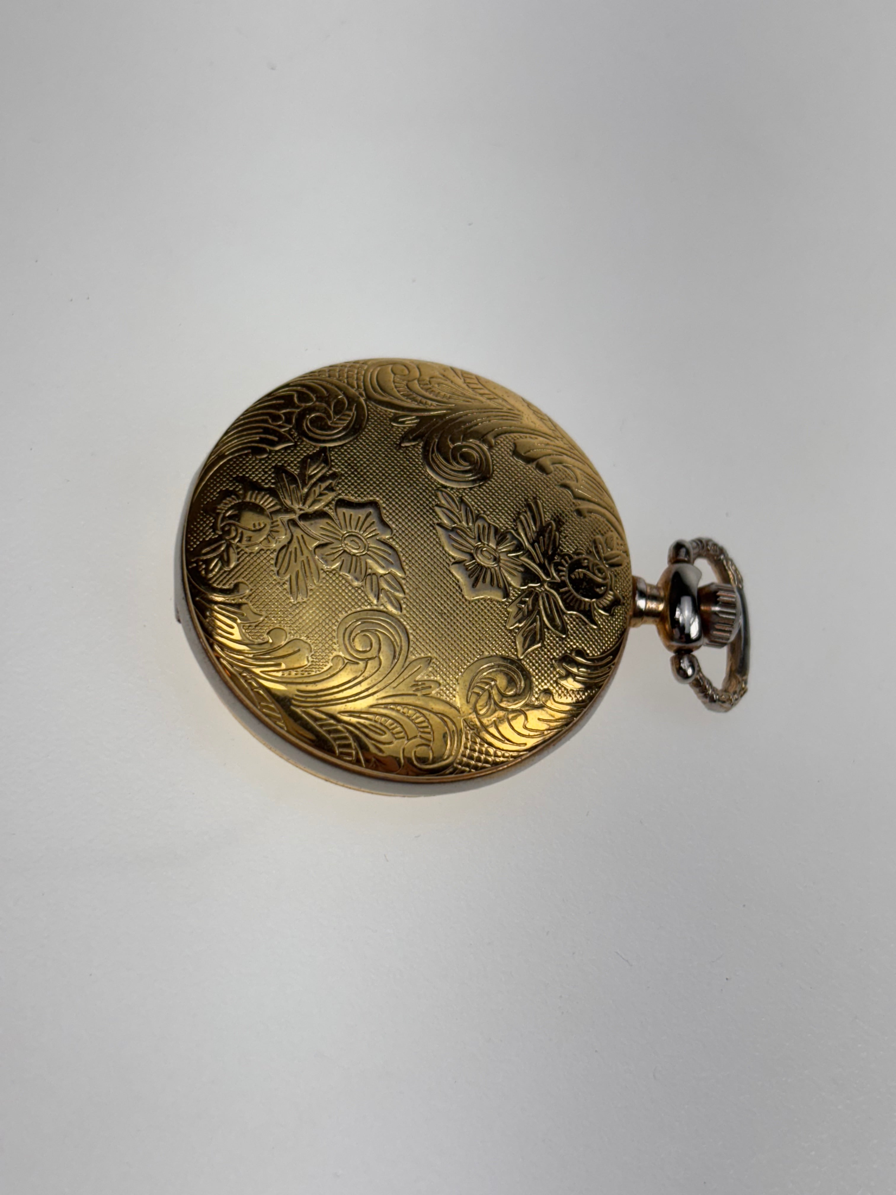 goldfarbige Taschenuhr NOS