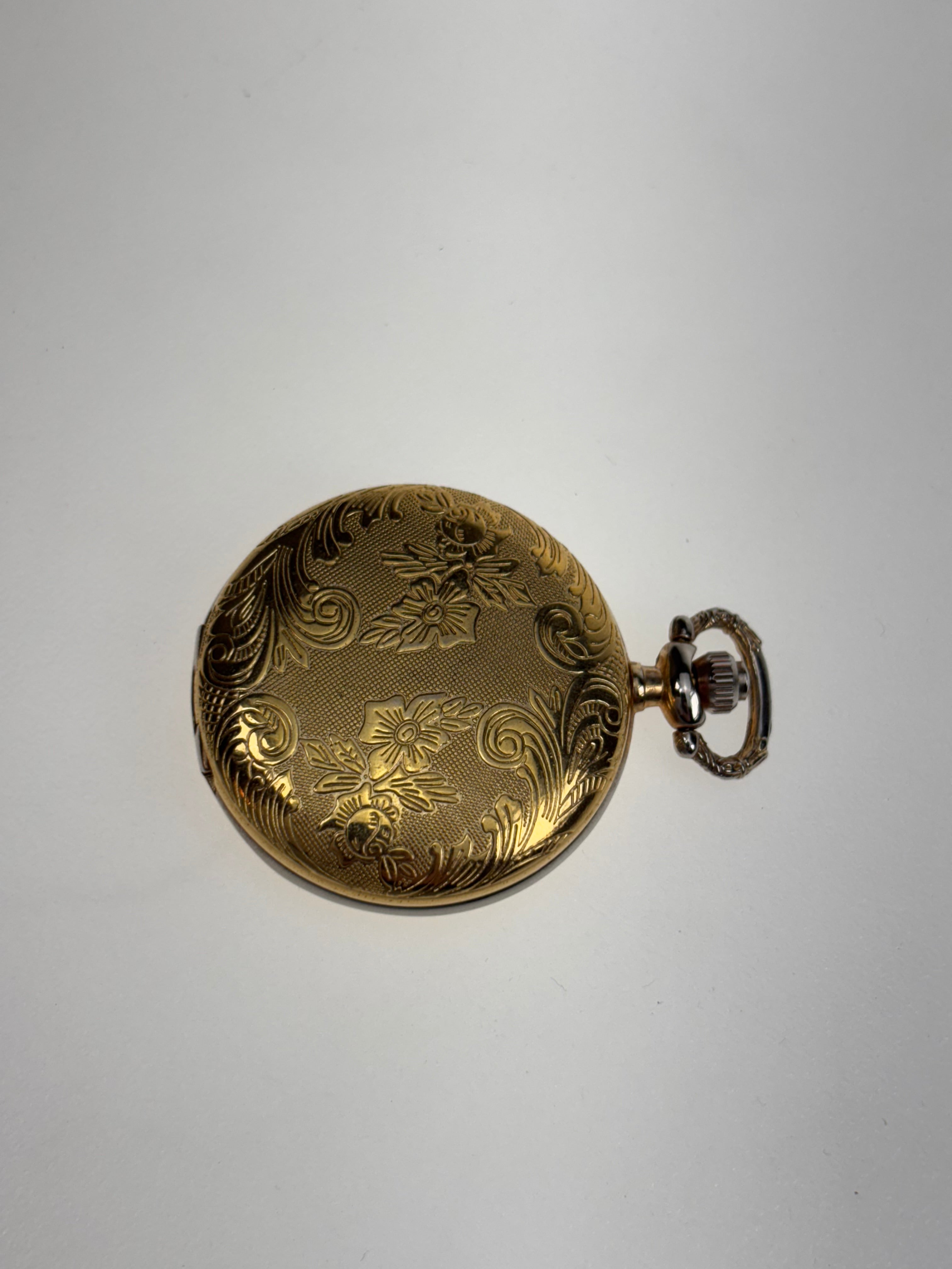 goldfarbige Taschenuhr NOS