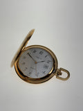 goldfarbige Taschenuhr, Carvin M, Quartz, Swiss made NOS