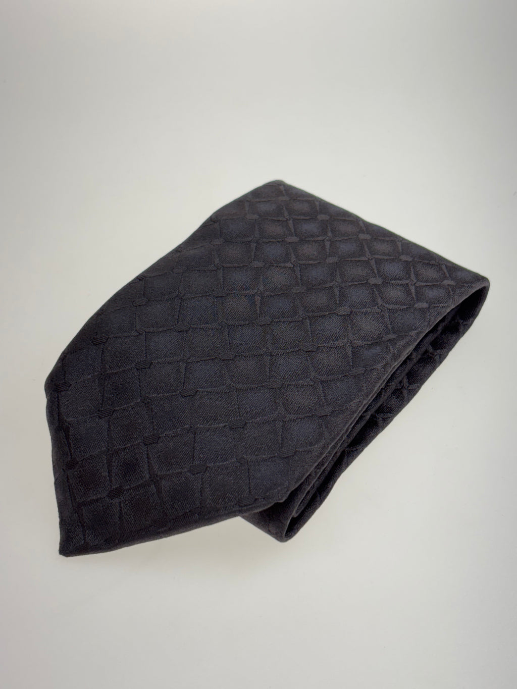 grau geprägte modena Krawatte aus Seide