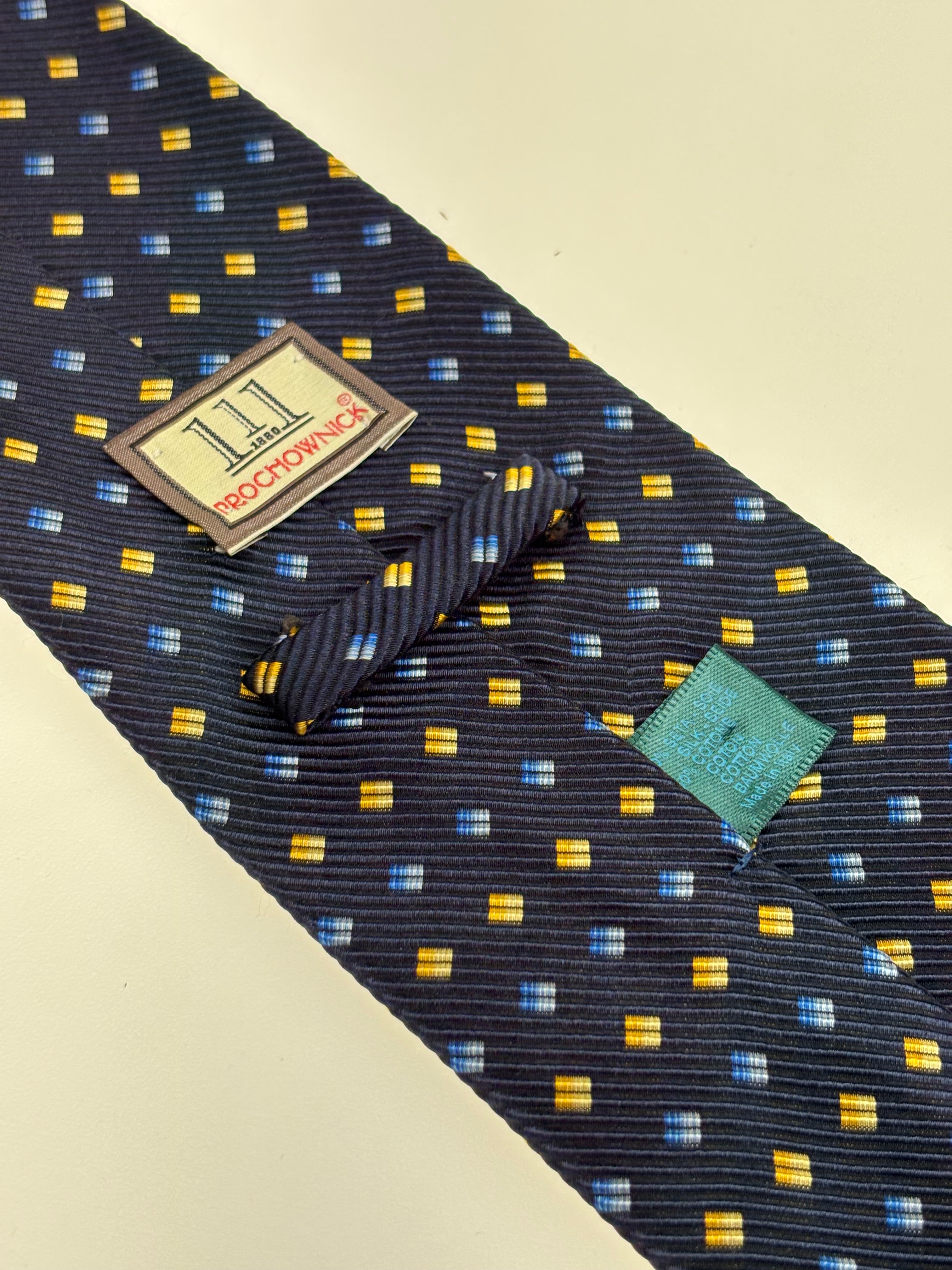 blaue wunderschöne Krawatte von 1880 Prochownick, Italy